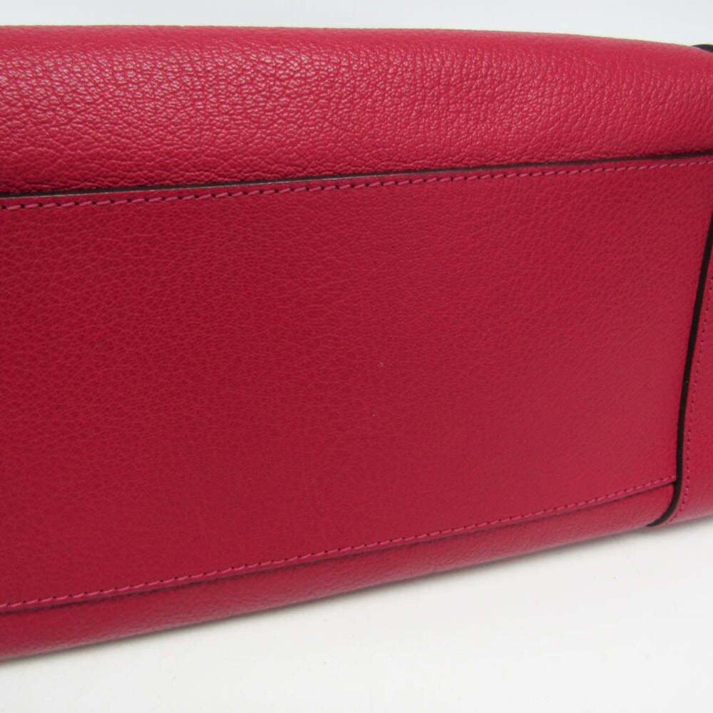 Loewe Amazona 36 Women's Leather Handbag Pink - Picture 6 of 14